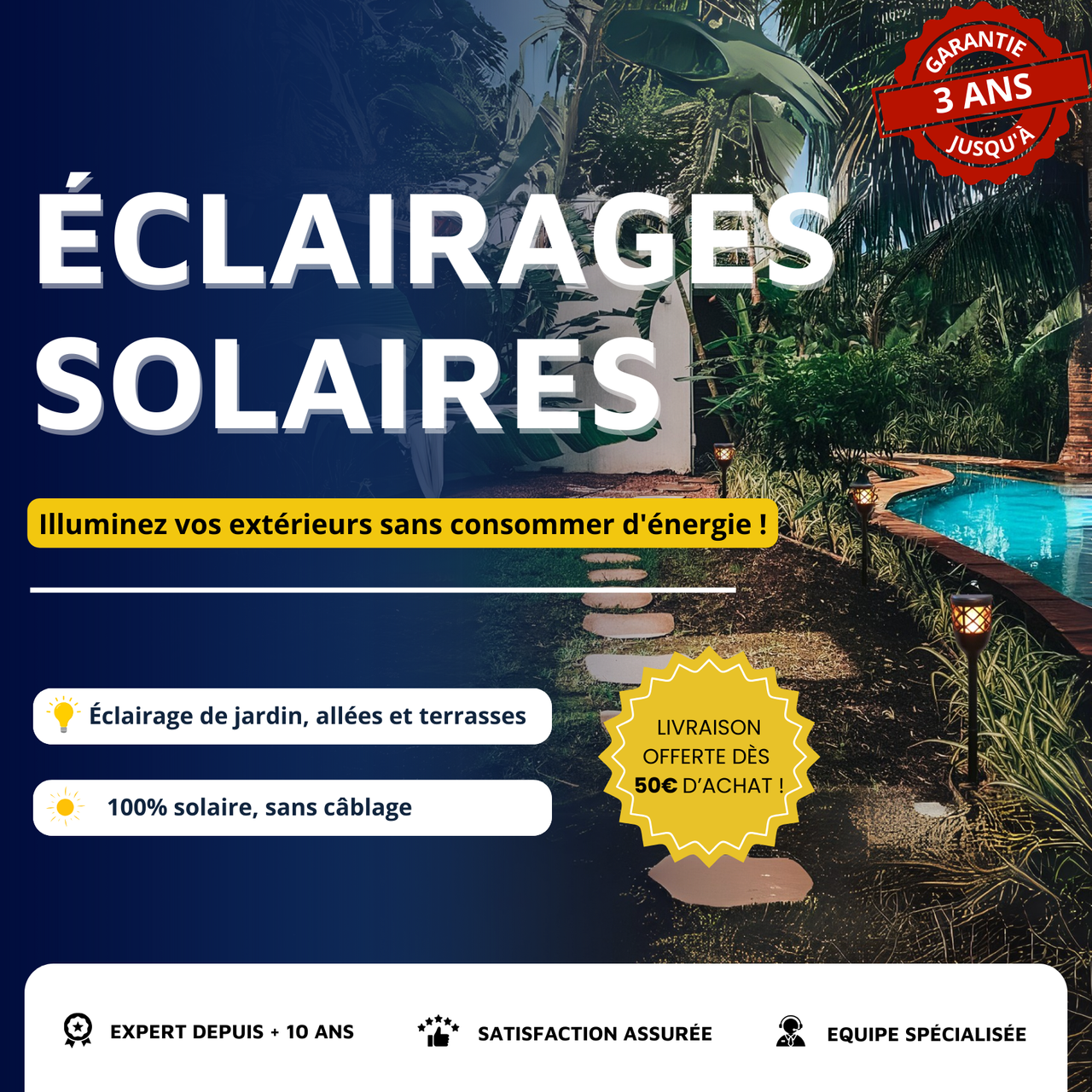 Eclairages solaires