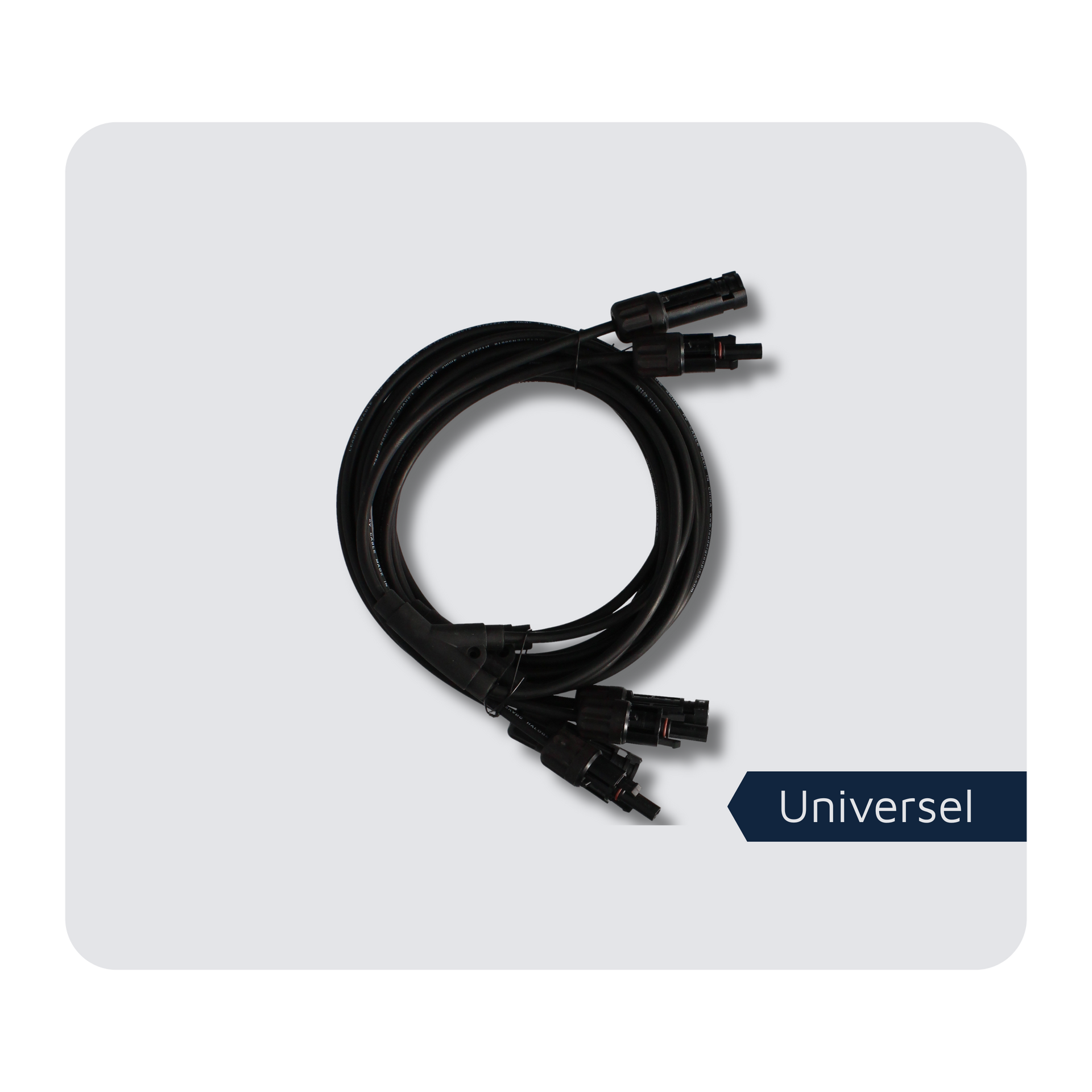 Cable de raccordement entre Panneaux solaires | Wattnlight - Wattnlight