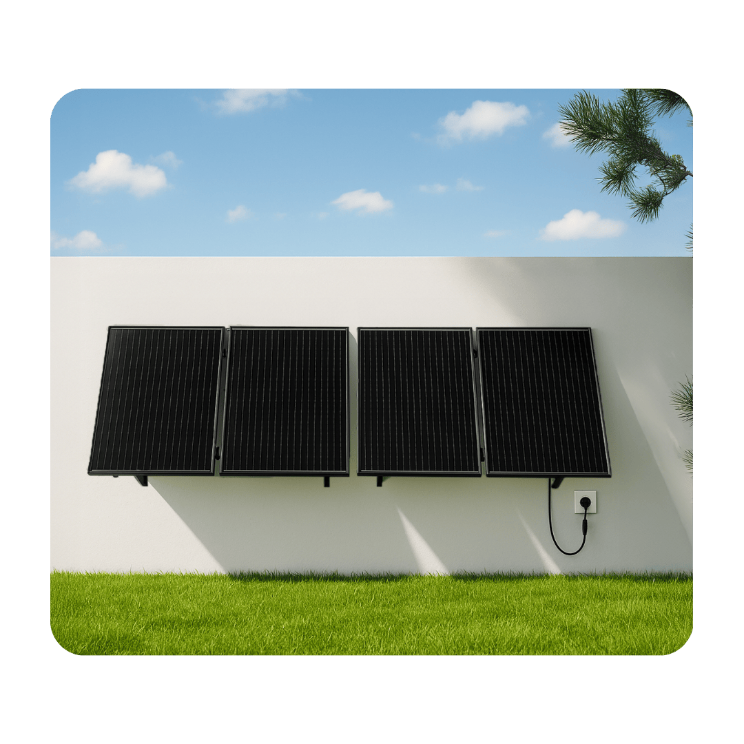 Kit solaire 400W autoconsommation Plug & Play - 4x100W | Wattnlight - Wattnlight