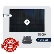 Kit solaire autoconsommation 1640W Plug & Play – 4×410W | Wattnlight - Wattnlight