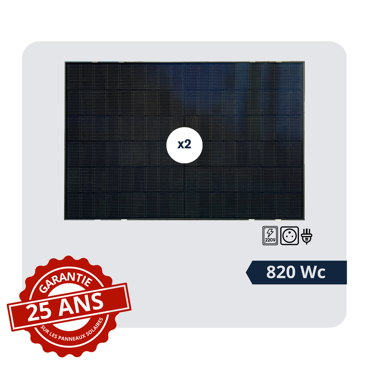 Panneaux Solaires 820W Plug & Play | Wattnlight - Wattnlight